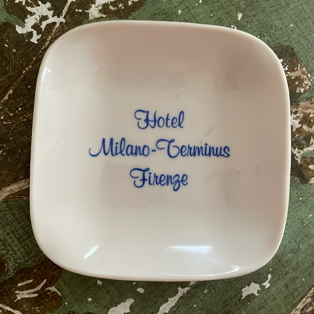 Hotel bar ashtray . Italian